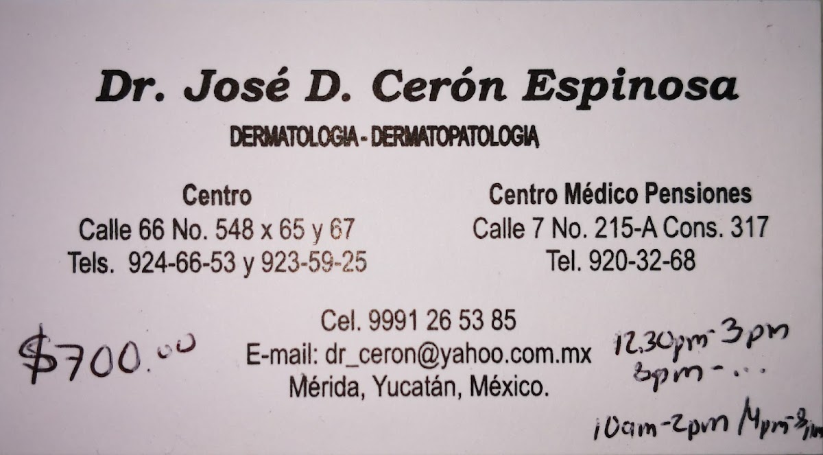 Dr. José D. Cerón E. DERMATÓLOGO — foto 2