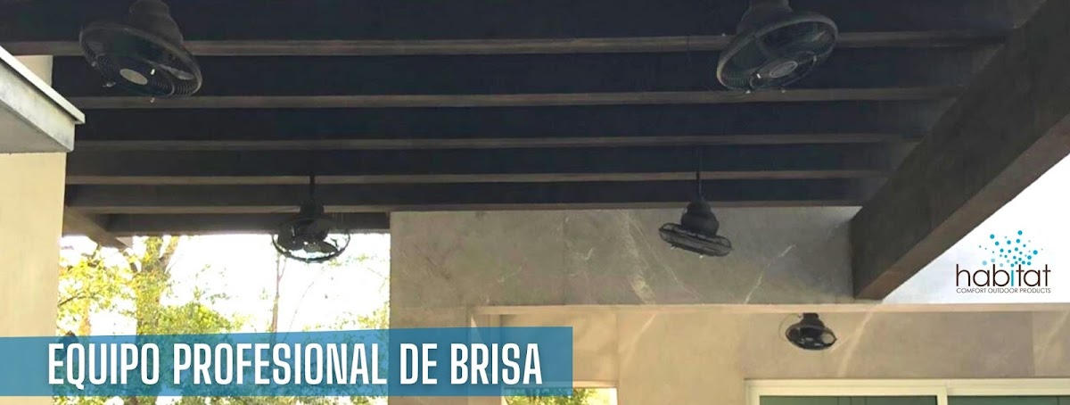 Habitat Comfort: Sistemas de Brisa, Calefacción para Exteriores