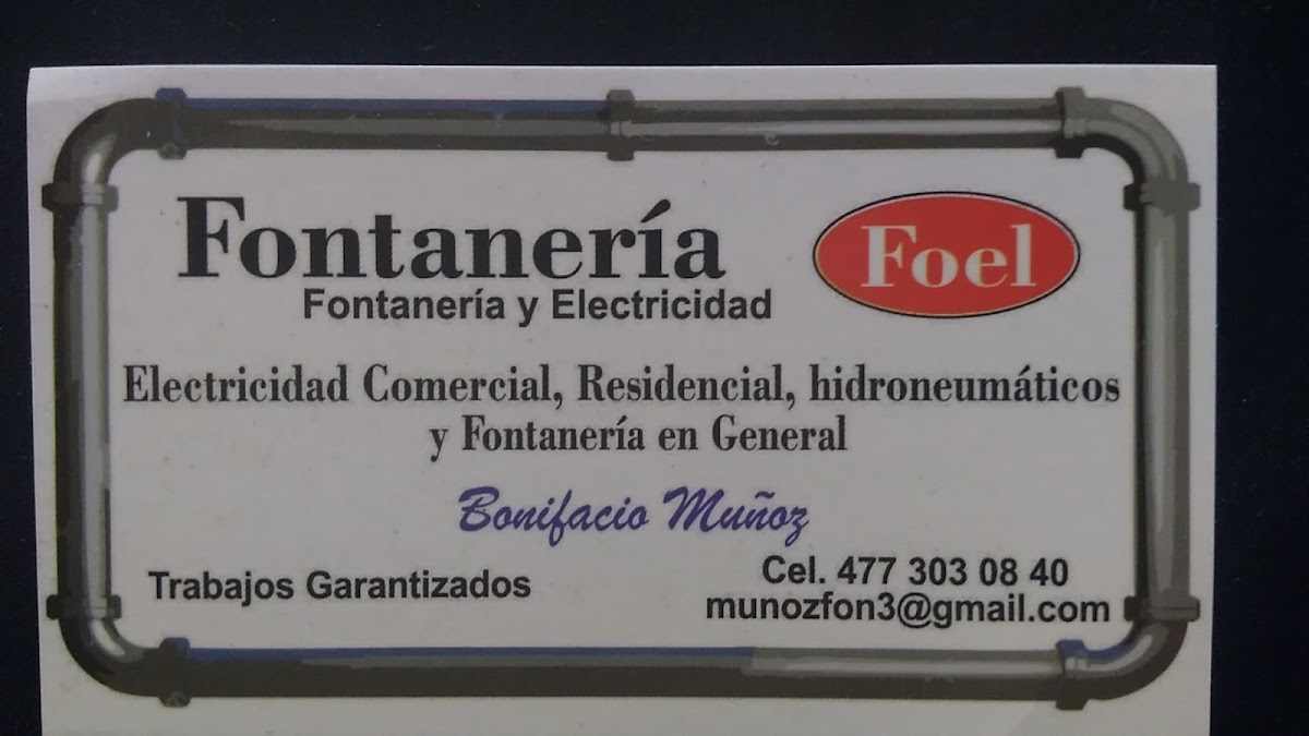 Fontanería foel, Otras zonas