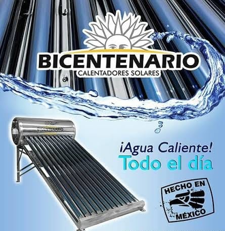 CALENTADORES SOLARES BICENTENARIO PUEBLA