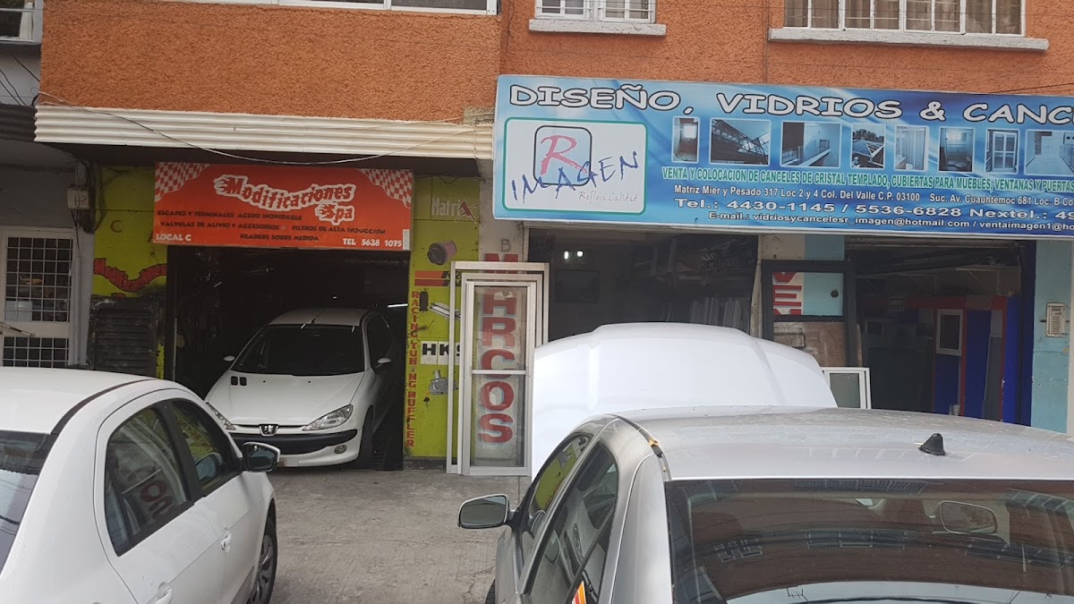 Reparacion Tubos De Escape, Otras zonas