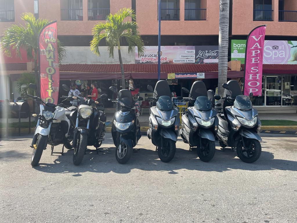 Scooters cancun zona hotelera