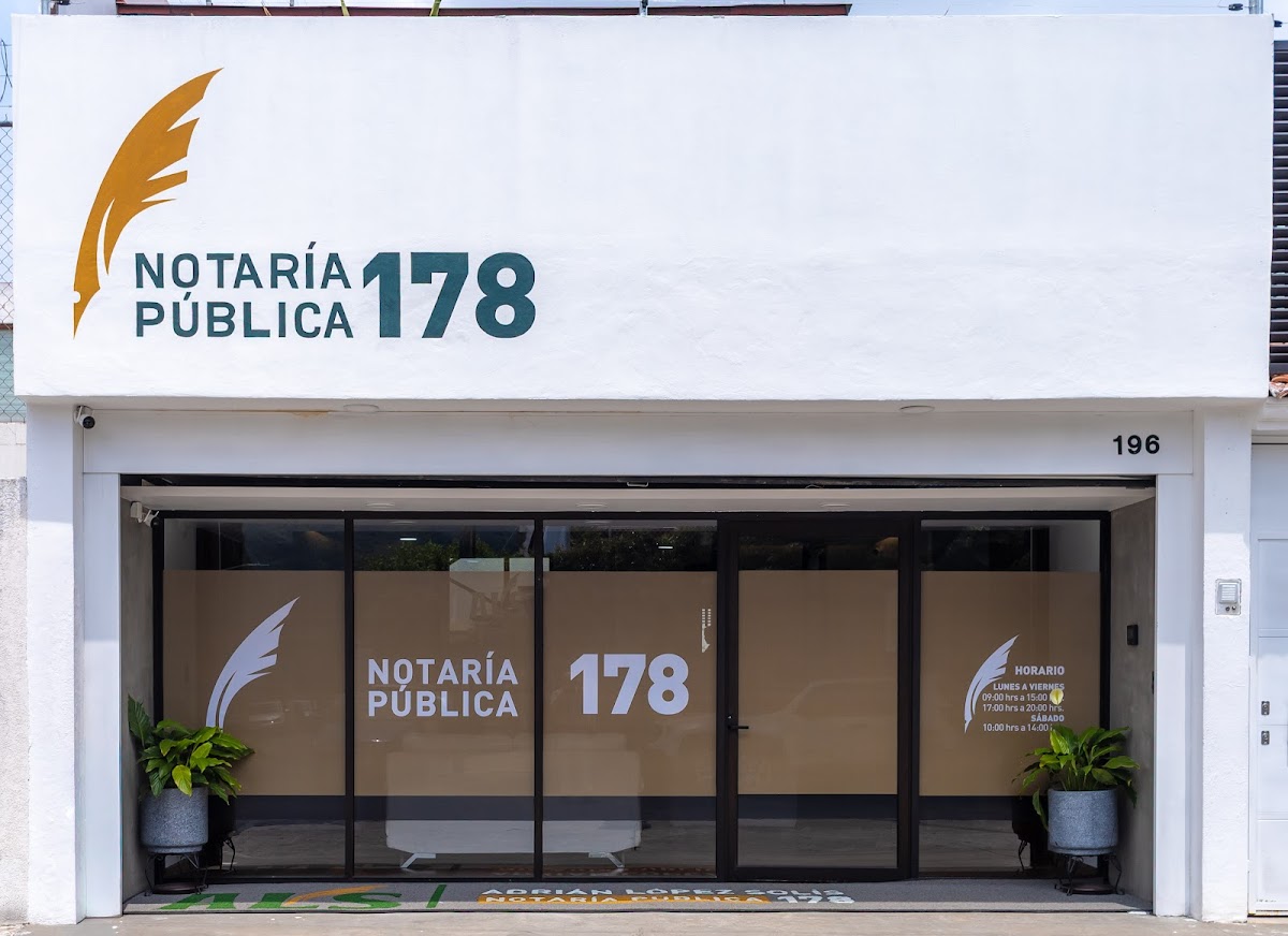 Notaria Pública número 178. A cargo del Lic. Adrián López Solís. Notaría…