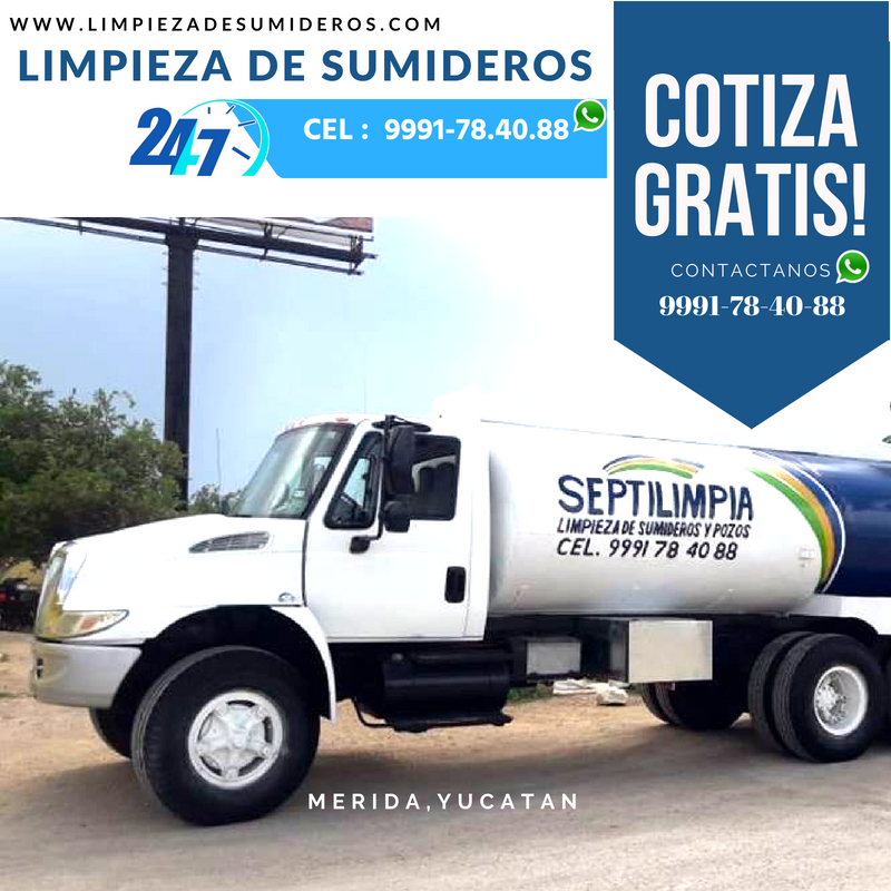 limpieza de sumideros