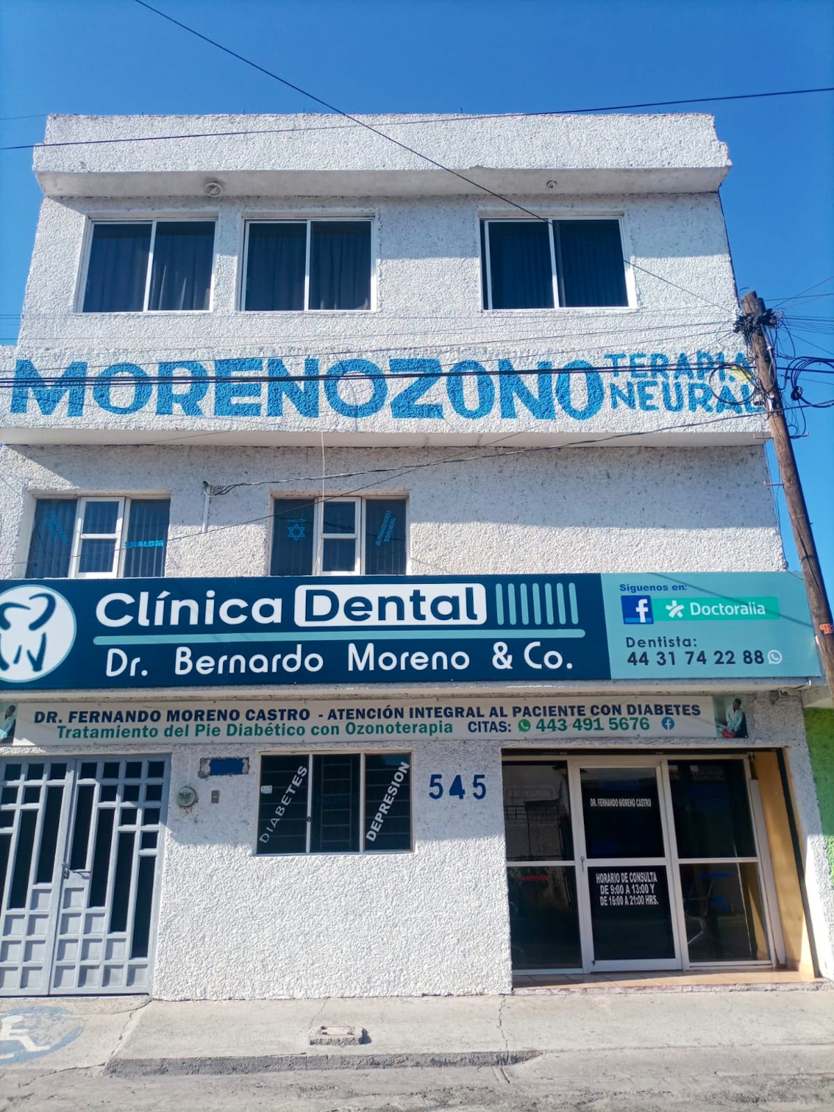 Dr. Bernardo Moreno & Co., Centro Histórico