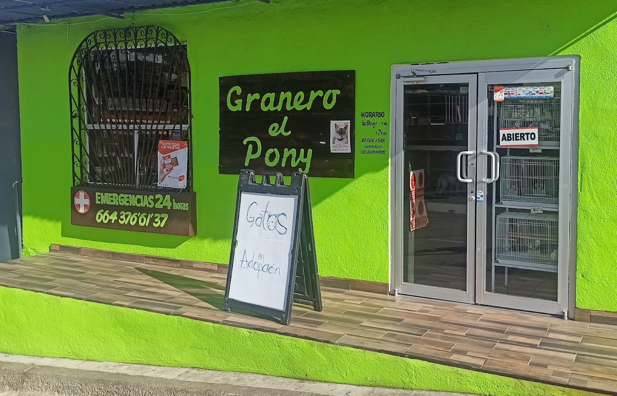 GRANERO Y VETERINARIA El PONY (Emergencias 24 HRS Prevía cita)), Otras zonas