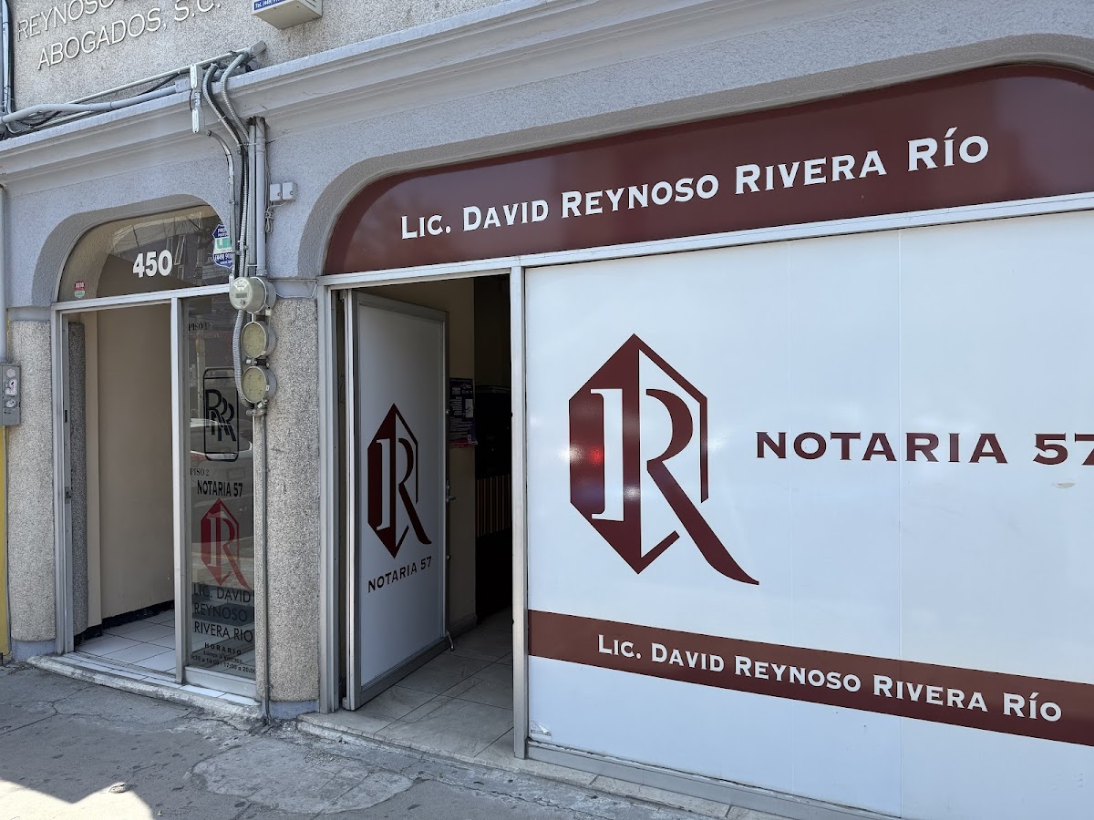Notaría Pública No. 57 Lic. David Reynoso Rivera Río