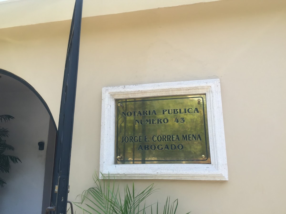 Notaría Pública No. 43 | Jorge Eduardo Correa Mena
