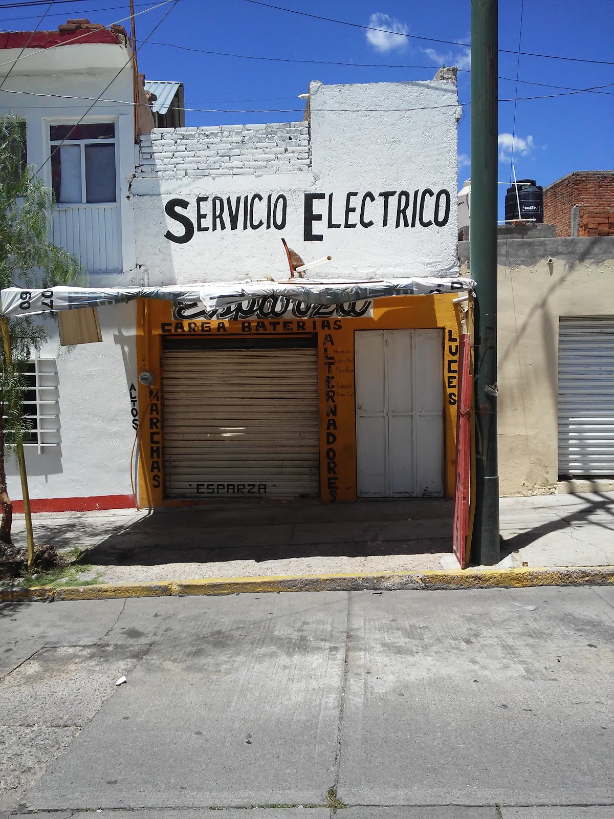 Servicio Eléctrico Esparza, Otras zonas