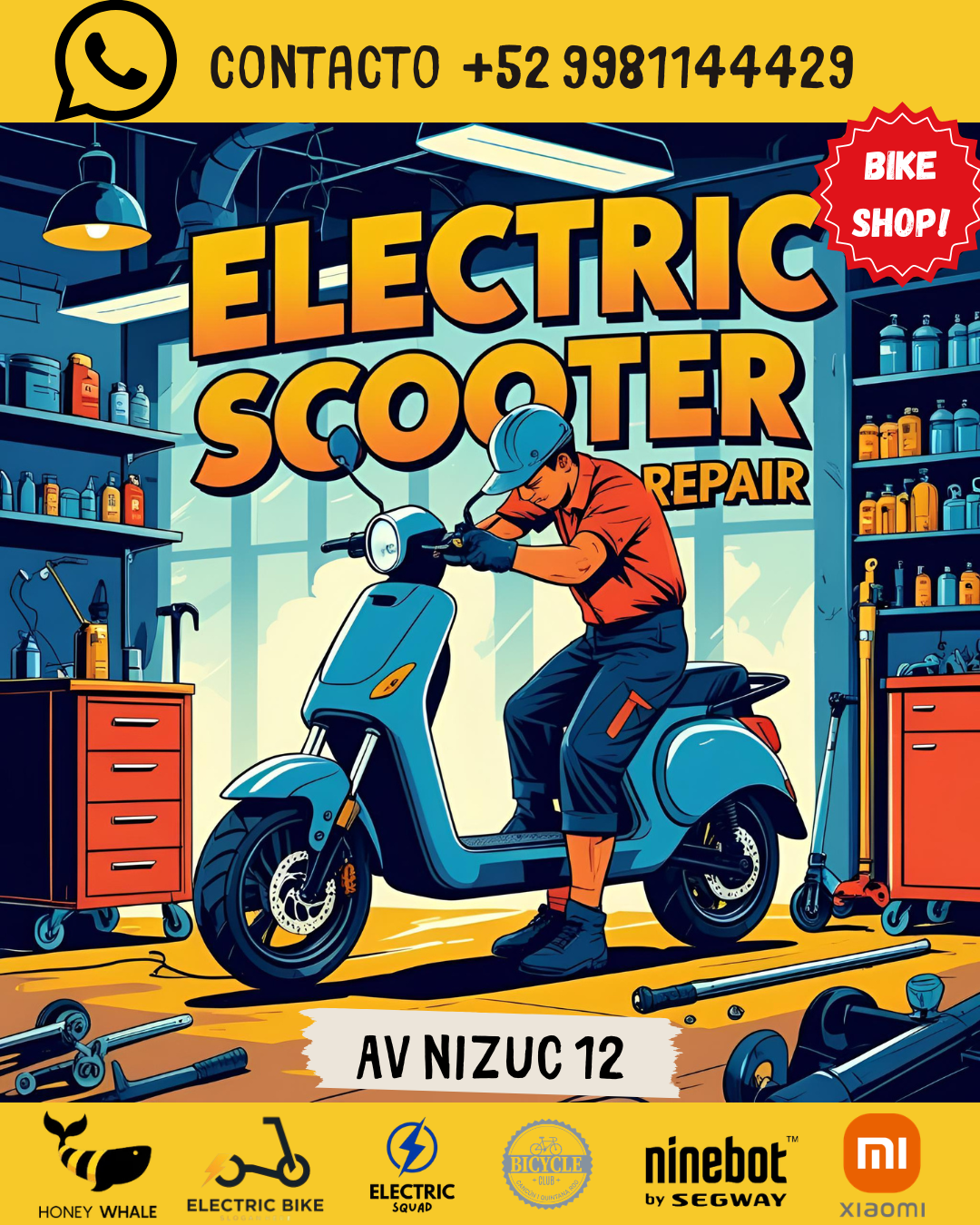 Electric Squad -Taller de Scooter, patines y bicis eléctricas I by Bicycle Club…