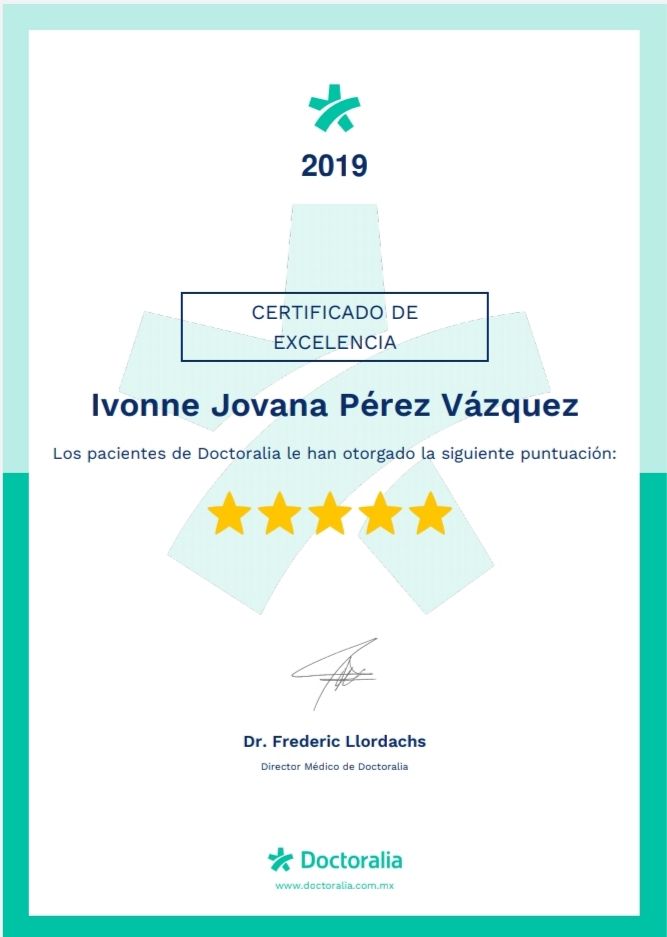 Dra. Ivonne Jovana Pérez Vázquez